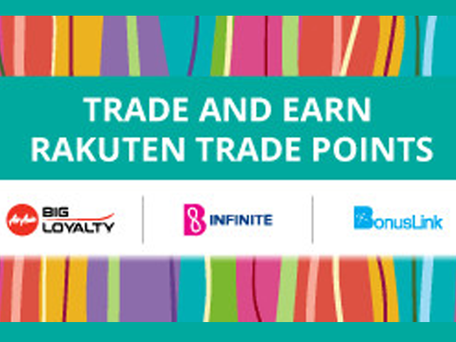 Trade & Earn Program (RM2 = 1 RT points)